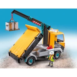 Speelsets|Jongens></noscript>Playmobil 71750 vrachtwagen met kraan