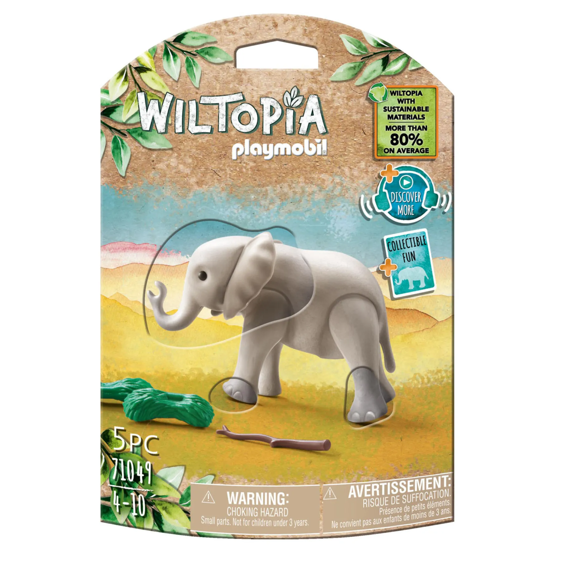 Jongens|Bouwstenen>Playmobil 71049 Wiltopia Baby Olifant