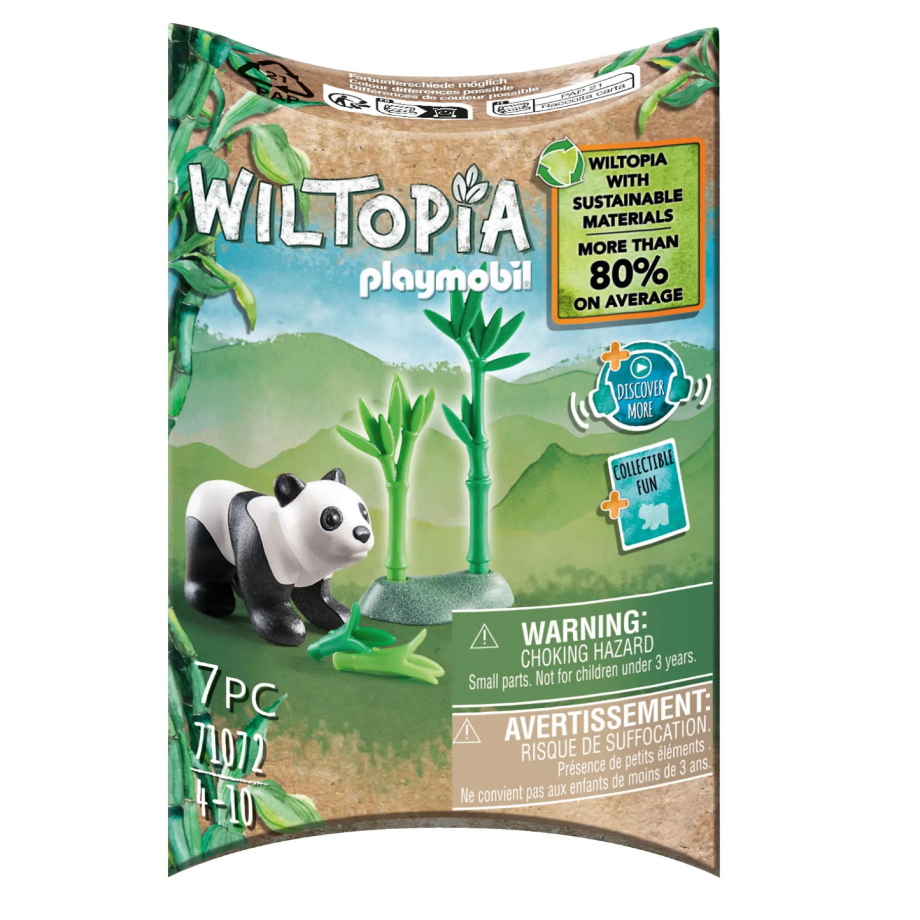 Jongens|Bouwstenen>Playmobil 71072 Wiltopia Baby Panda