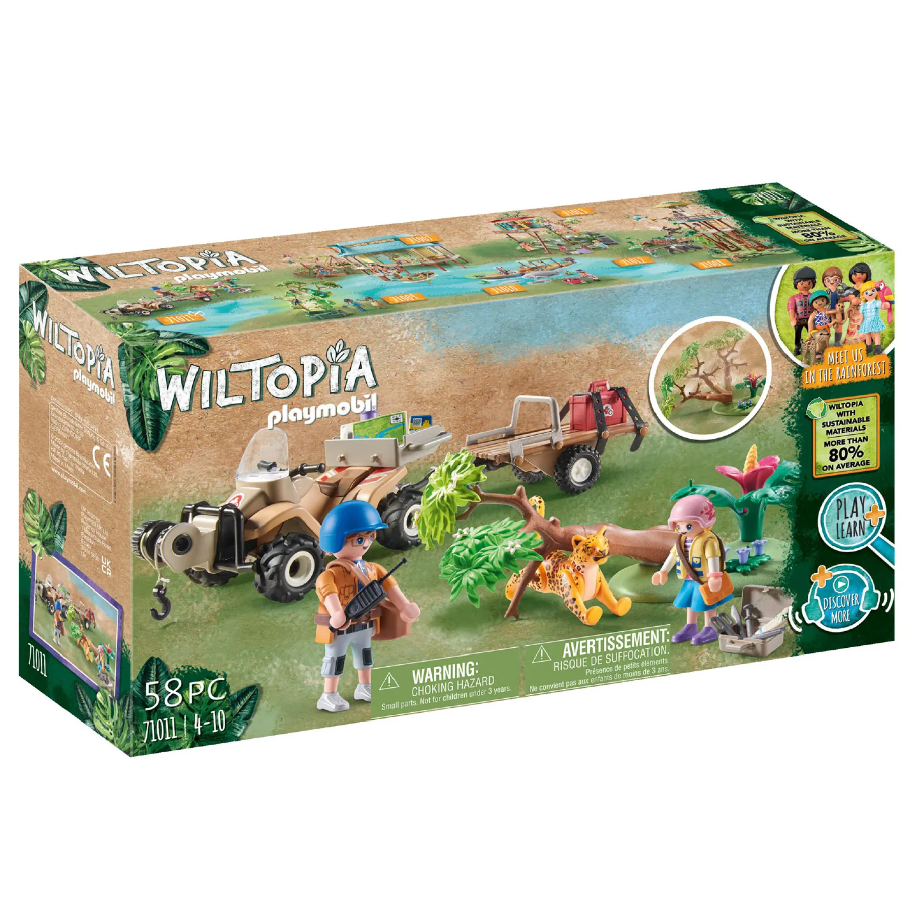 Jongens|Bouwstenen>Playmobil 71011 Wiltopia Dierenreddingsquad
