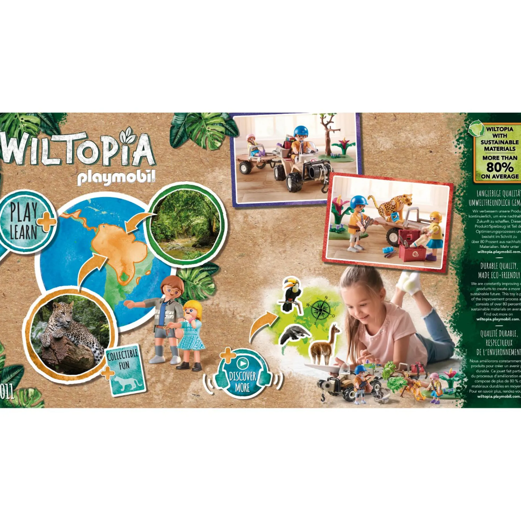Jongens|Bouwstenen>Playmobil 71011 Wiltopia Dierenreddingsquad