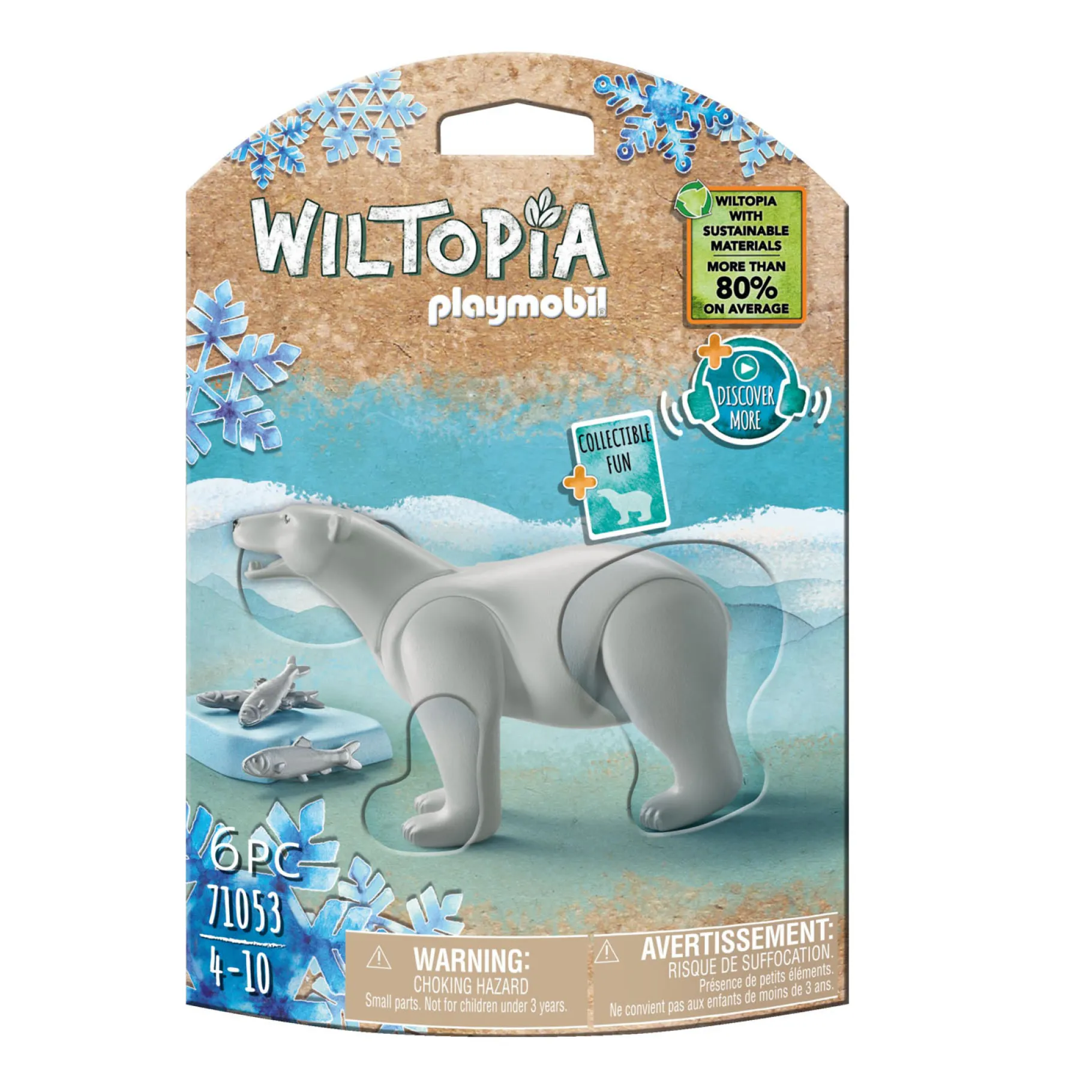 Jongens|Bouwstenen>Playmobil 71053 Wiltopia IJsbeer