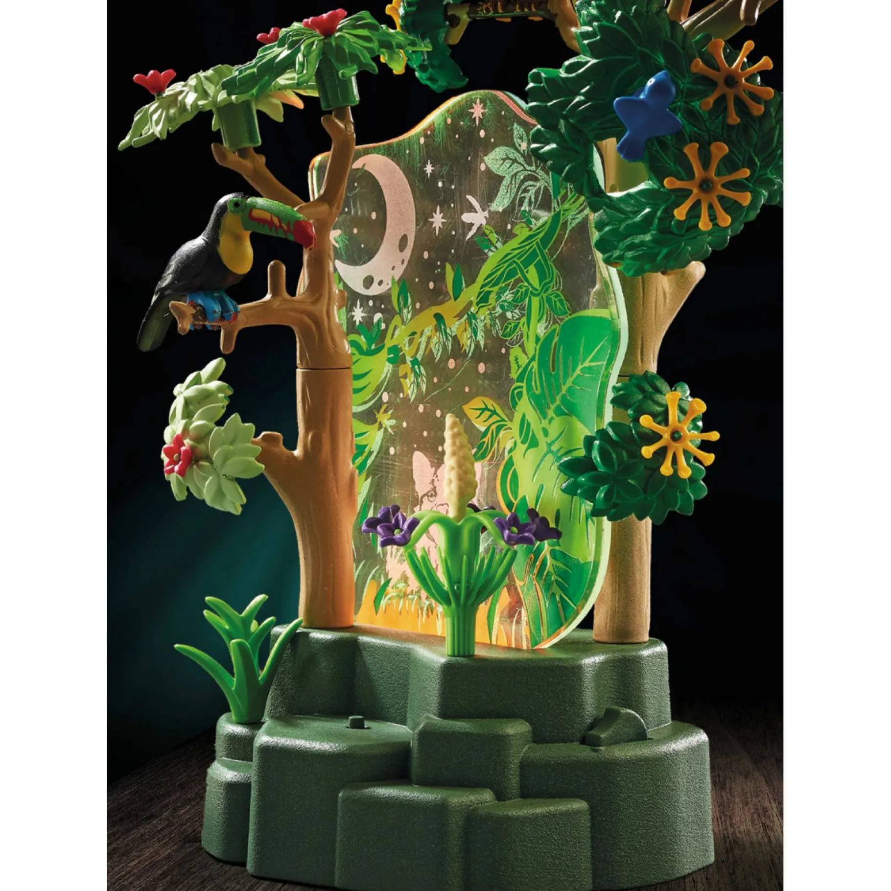 Jongens|Bouwstenen>Playmobil 71009 Wiltopia Nachtlicht Regenwoud