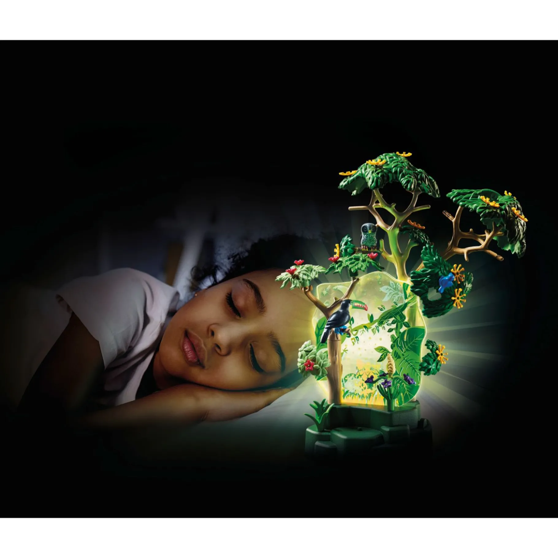 Jongens|Bouwstenen>Playmobil 71009 Wiltopia Nachtlicht Regenwoud