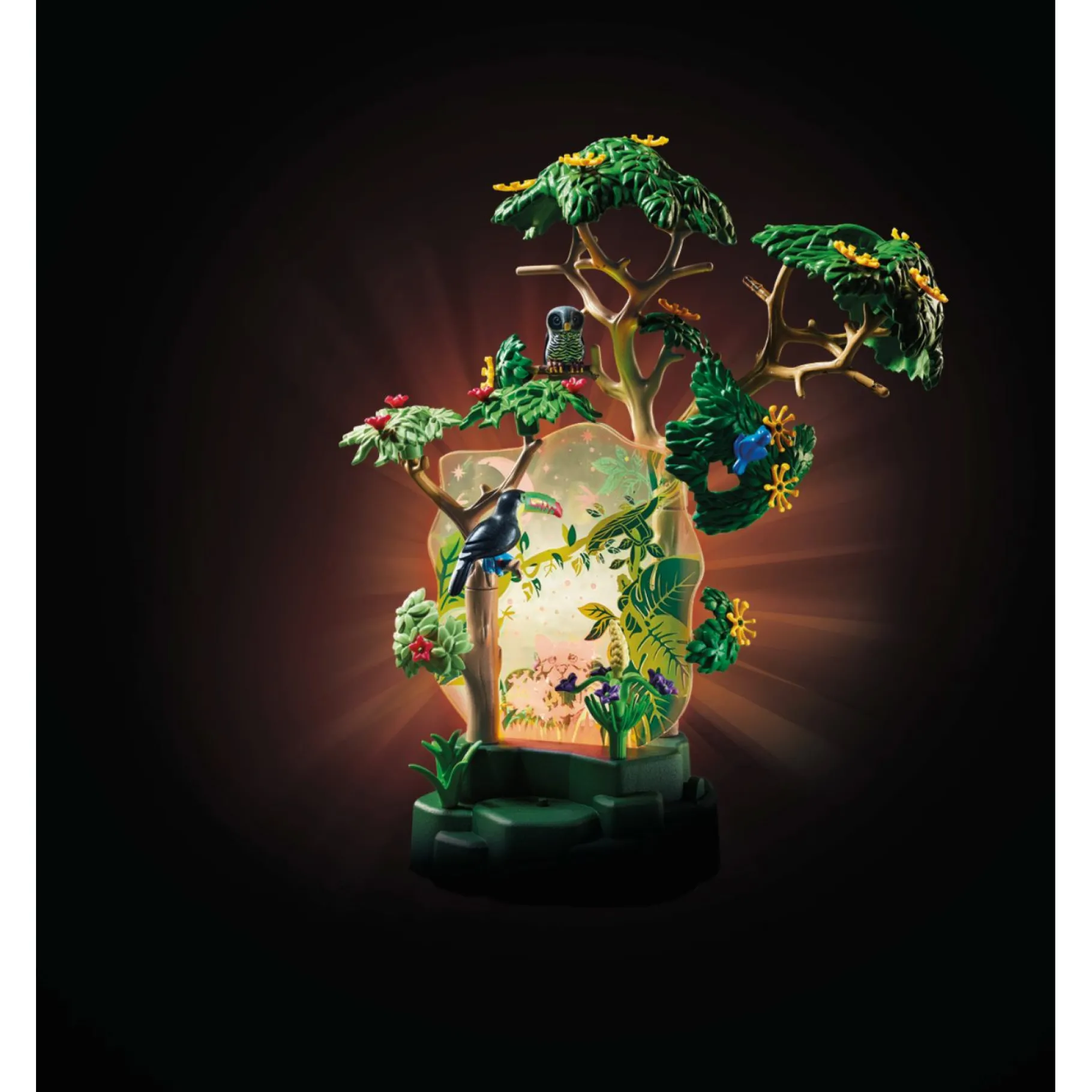 Jongens|Bouwstenen>Playmobil 71009 Wiltopia Nachtlicht Regenwoud