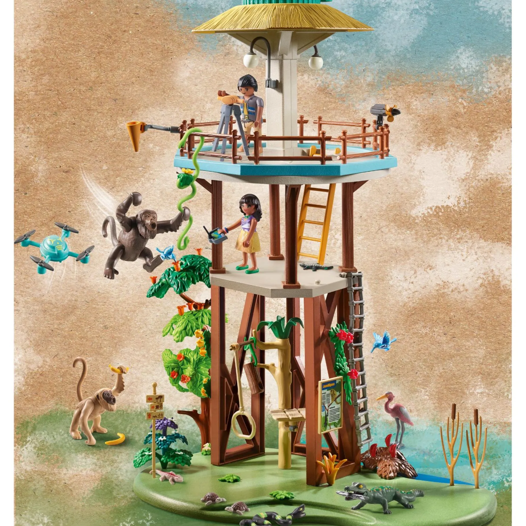 Jongens|Bouwstenen>Playmobil 71008 Wiltopia Onderzoeksstation