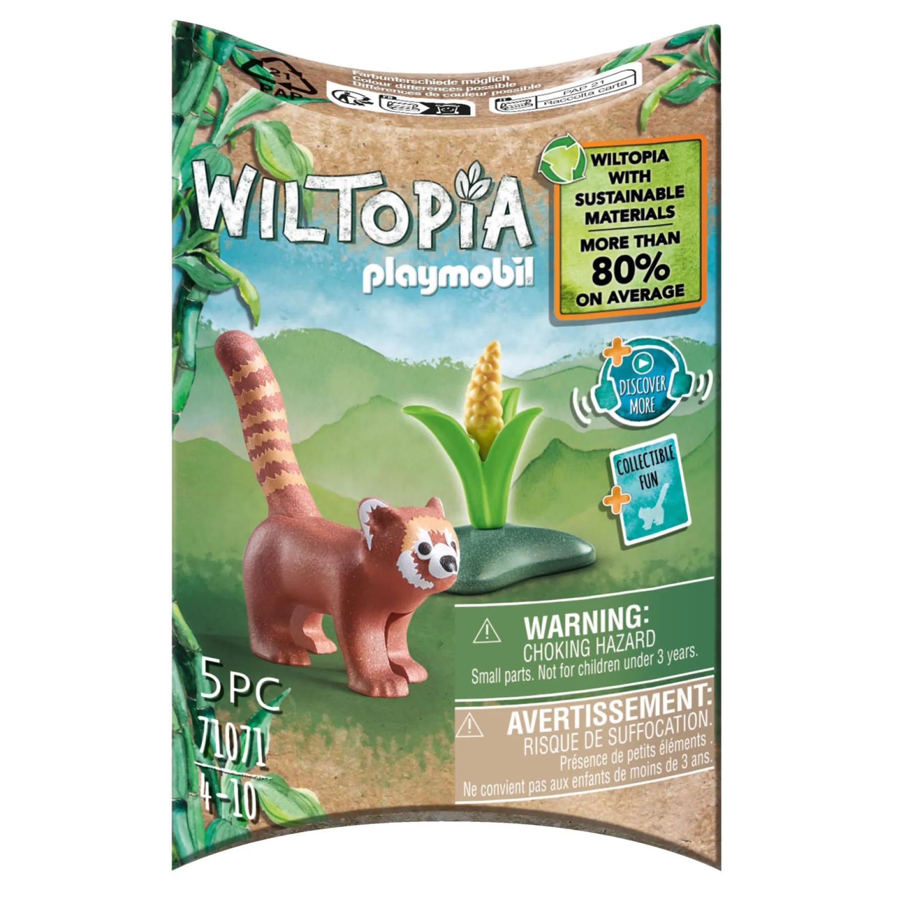 Jongens|Bouwstenen>Playmobil 71071 Wiltopia Rode Panda