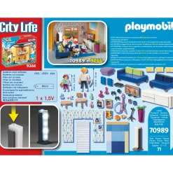 Jongens|Bouwstenen></noscript>Playmobil 70989 Woonkamer