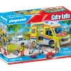 Bouwstenen|Jongens>Playmobil City 71202 Ambulance met Licht en Geluid