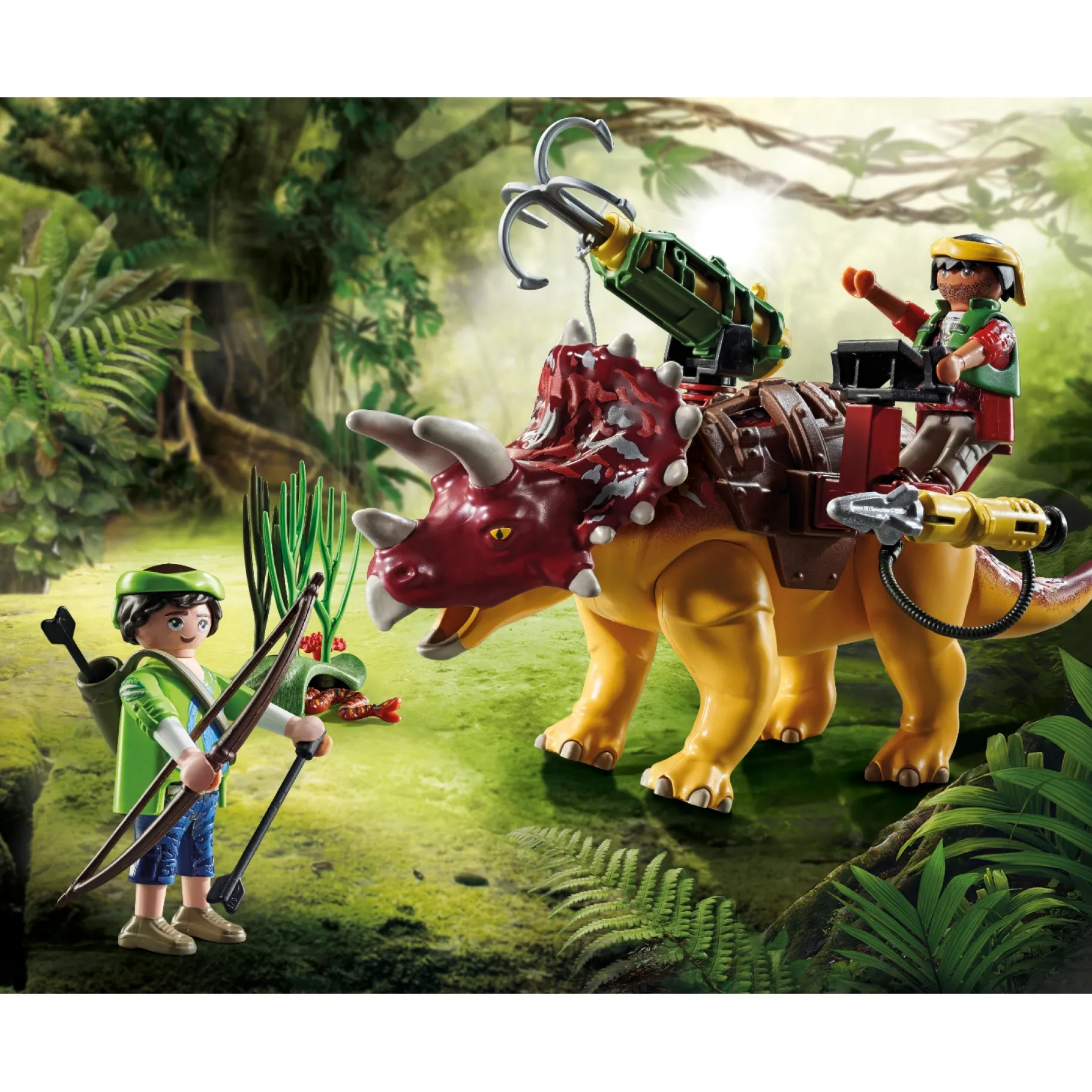 Jongens|Bouwstenen>Playmobil Dino Rise 71262 Triceratops