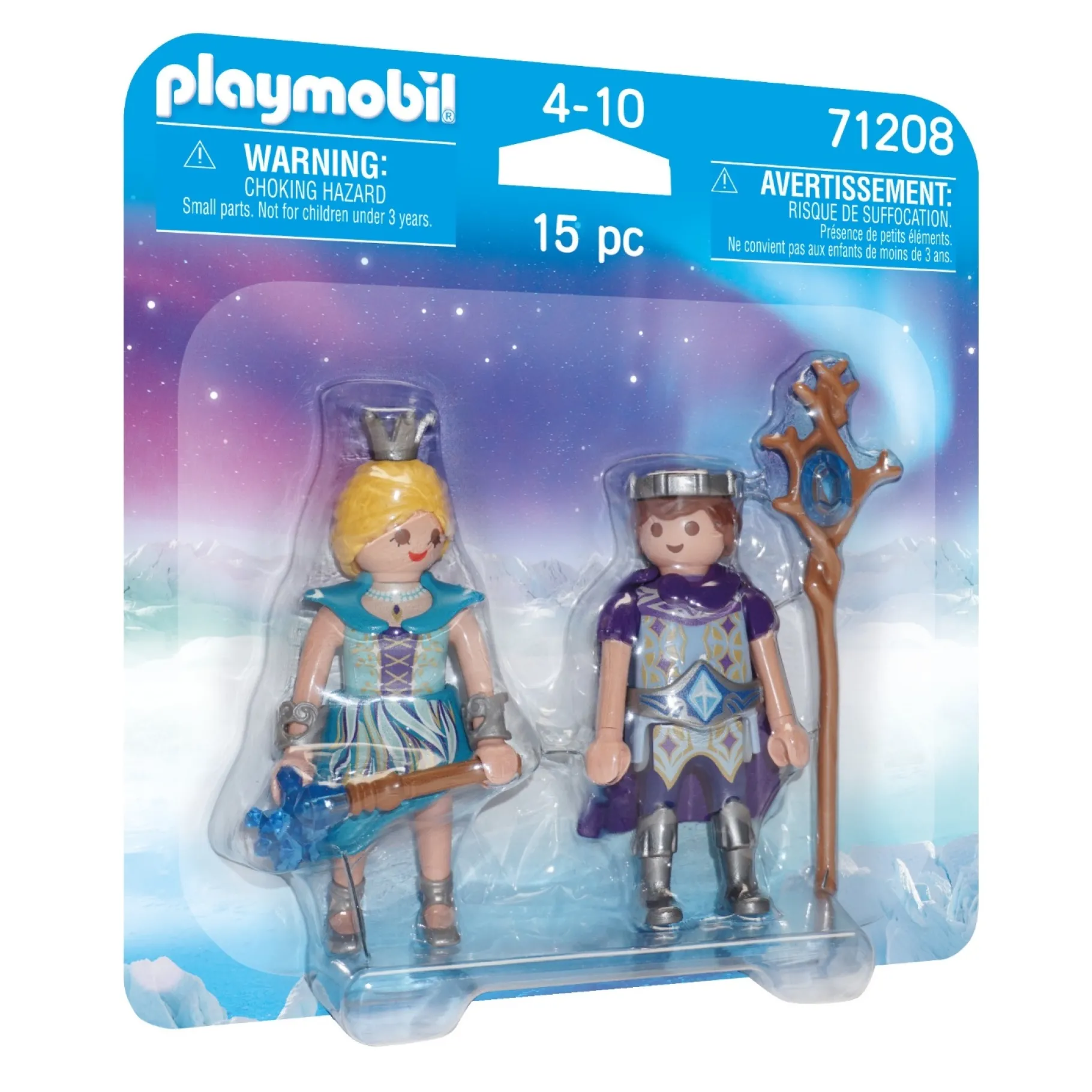 Jongens|Bouwstenen>Playmobil Duo 71208 IJsprinses en IJsprins