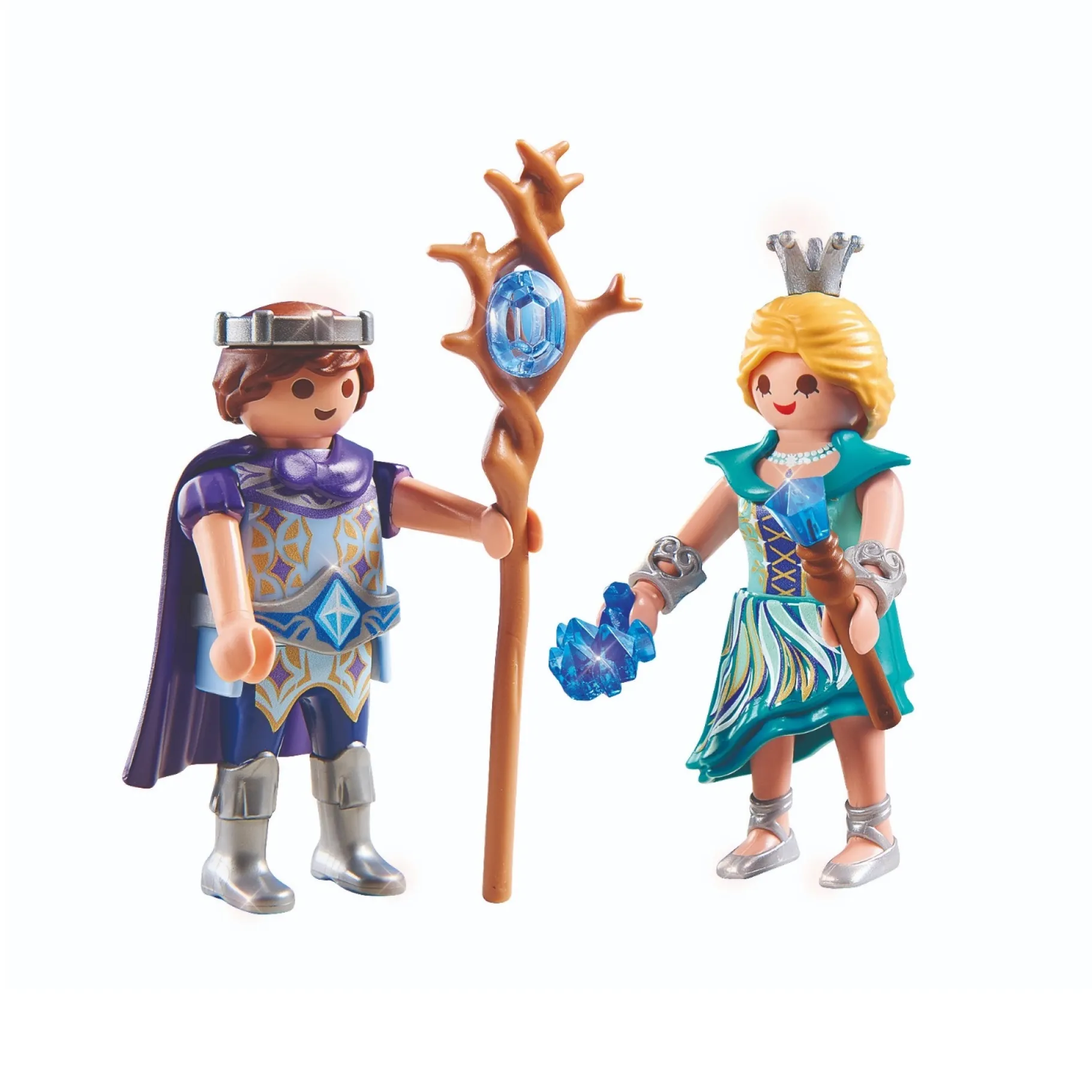 Jongens|Bouwstenen>Playmobil Duo 71208 IJsprinses en IJsprins