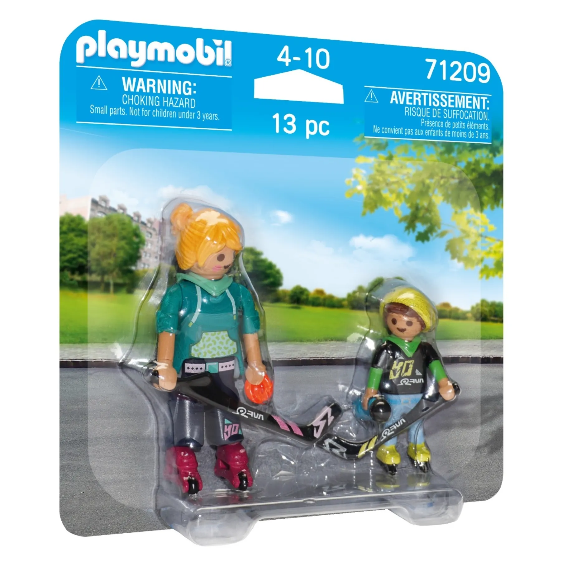 Jongens|Bouwstenen>Playmobil Duo 71209 Inline-Hockey