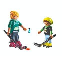 Jongens|Bouwstenen>Playmobil Duo 71209 Inline-Hockey