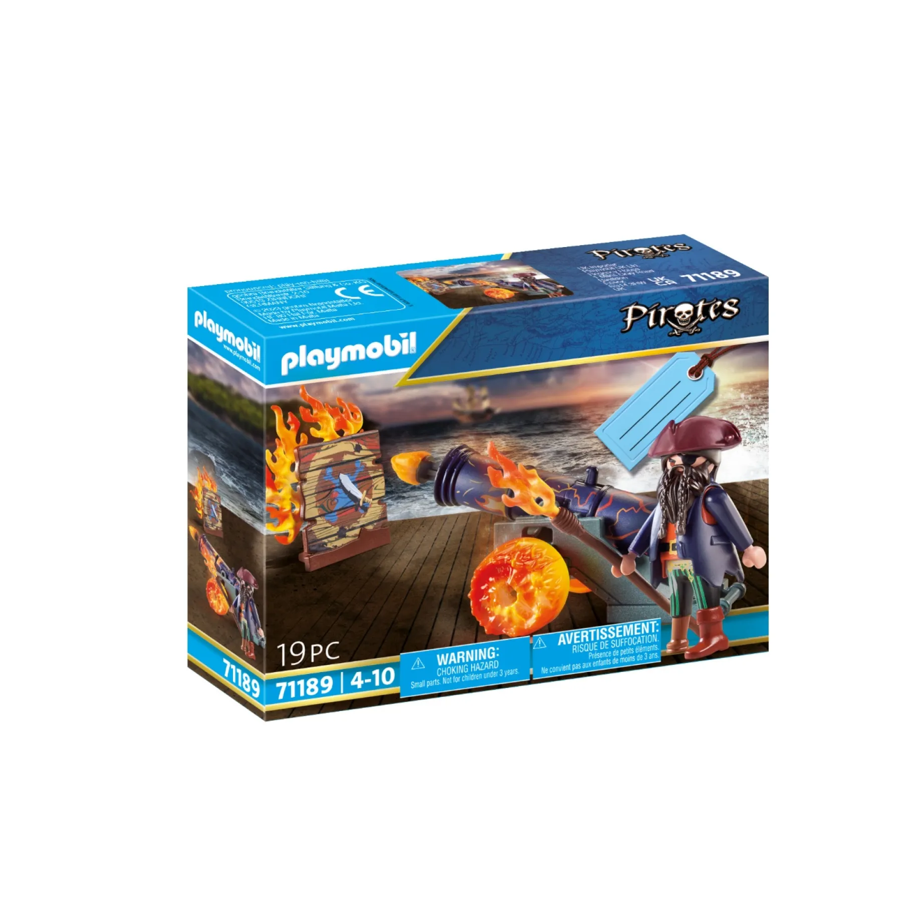 Jongens|Bouwstenen>Playmobil Giftset 71189 Pirates Piraat Met Kanon