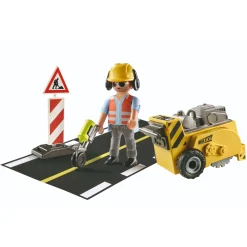 Jongens|Bouwstenen>Playmobil Giftset City Action 71185 Bouwvakker Met Randensnijder