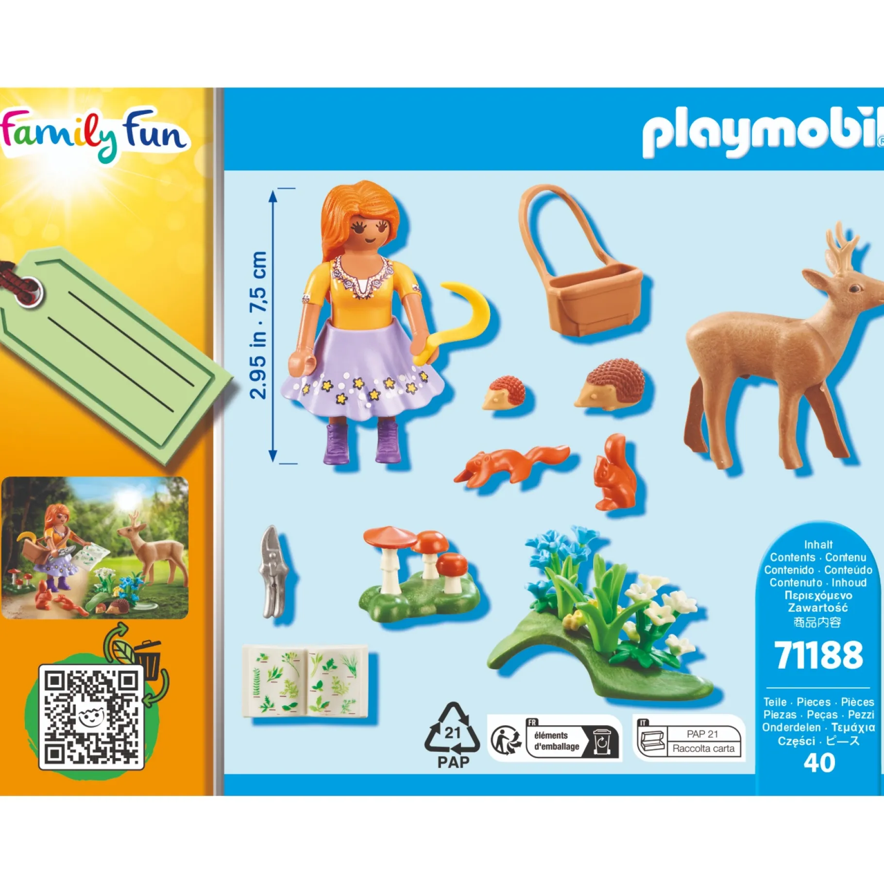 Bouwstenen|Jongens>Playmobil Giftset Family fun 71188 Kruidendokter