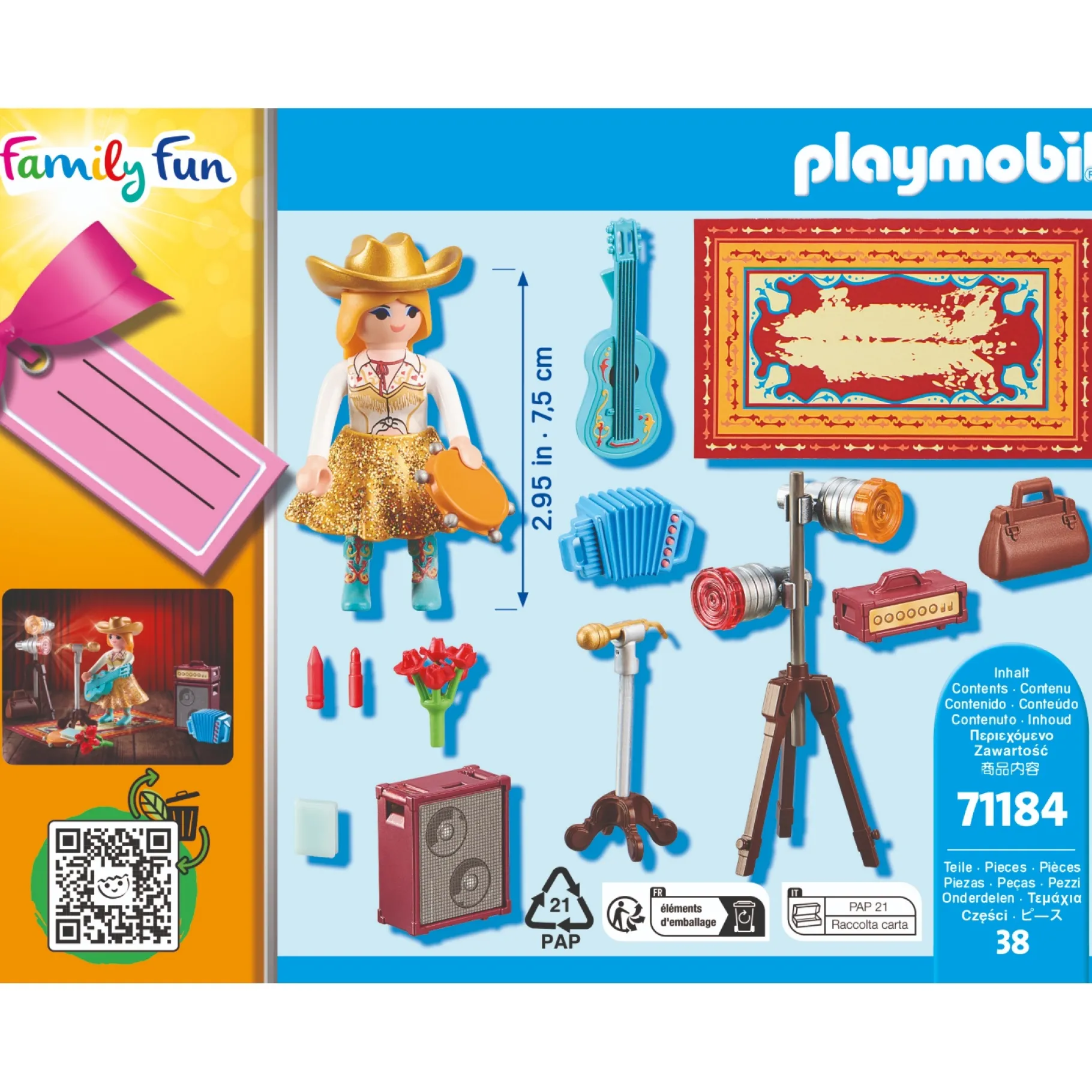 Jongens|Bouwstenen>Playmobil Giftset Family Fun 71184 Countryzanger