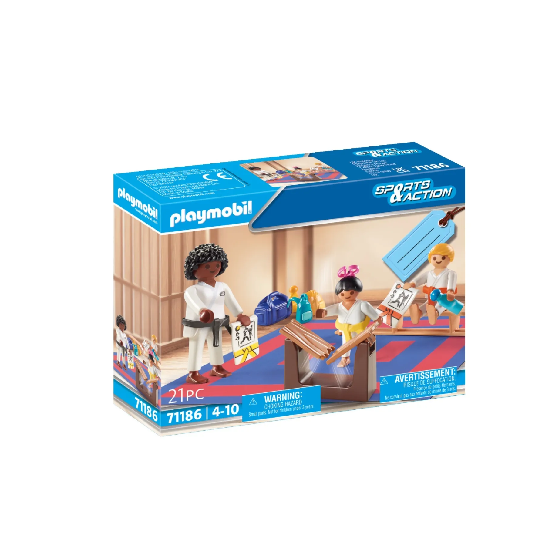 Jongens|Bouwstenen>Playmobil Giftset Sport & Action 71186 Karate Training