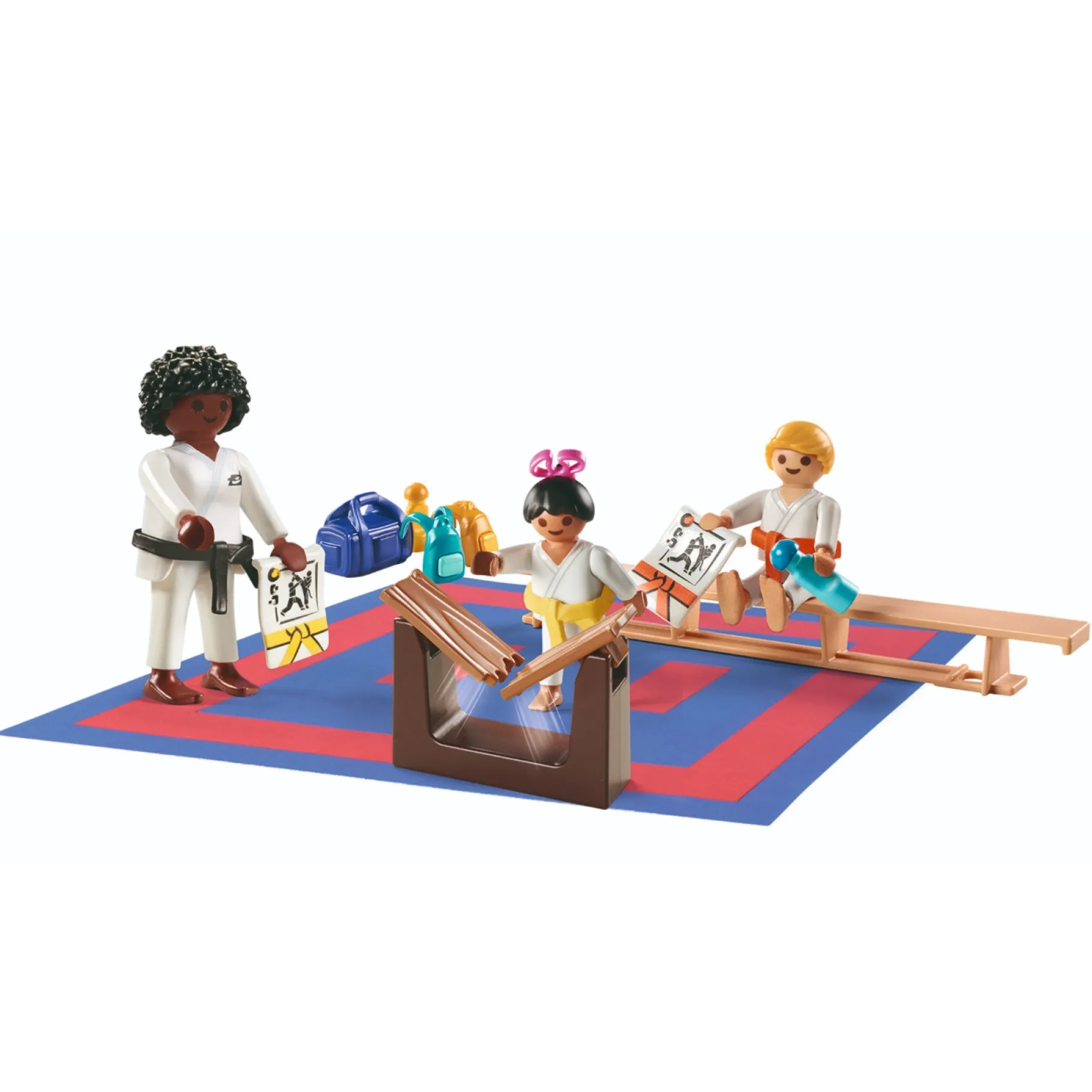 Jongens|Bouwstenen>Playmobil Giftset Sport & Action 71186 Karate Training