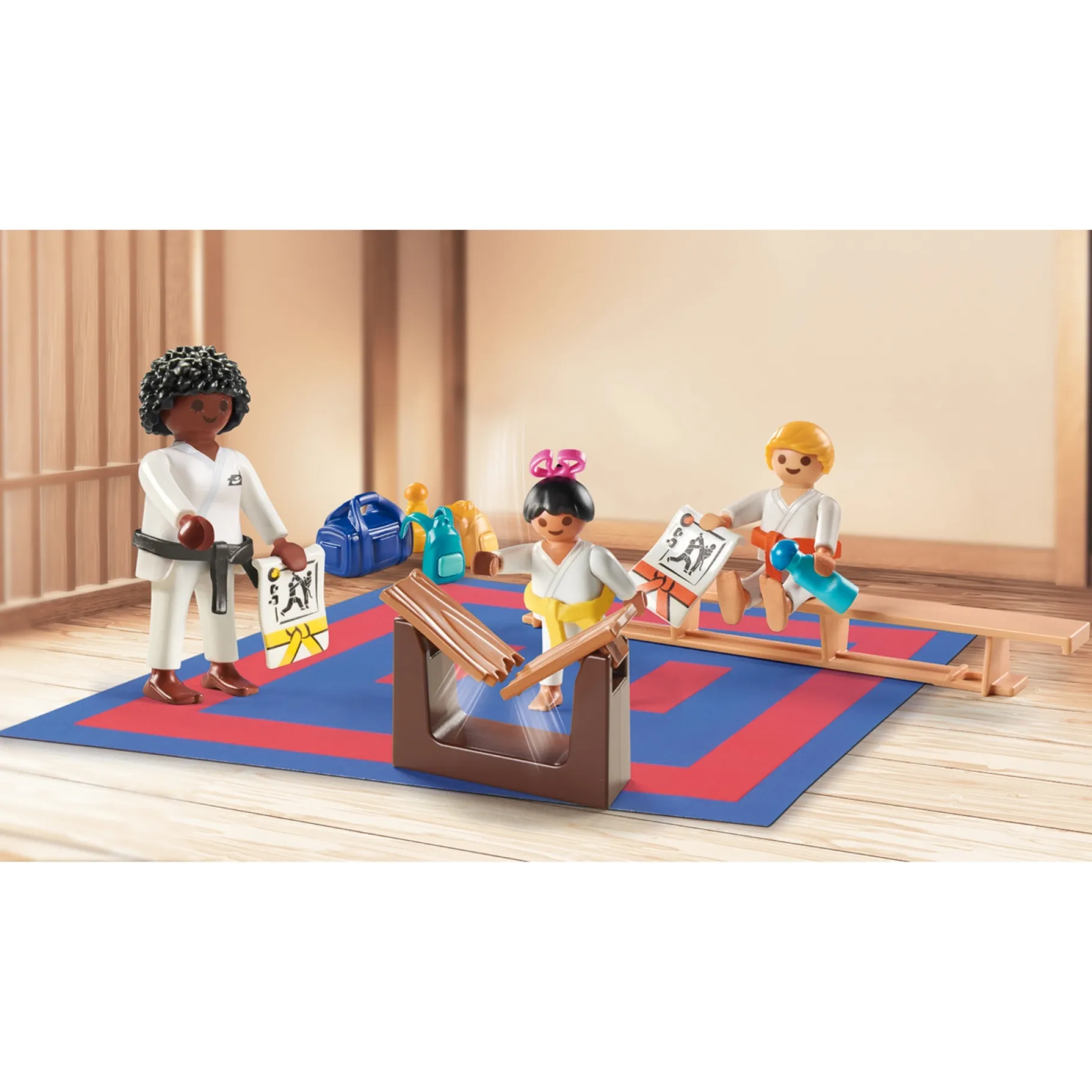 Jongens|Bouwstenen>Playmobil Giftset Sport & Action 71186 Karate Training