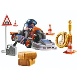 Jongens|Bouwstenen>Playmobil Giftset Sports & Action 71187  Racekart