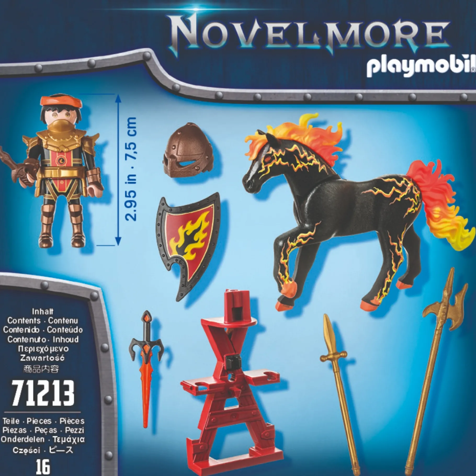 Bouwstenen|Jongens>Playmobil Novelmore 71213 Burnham Raiders Vuurridder