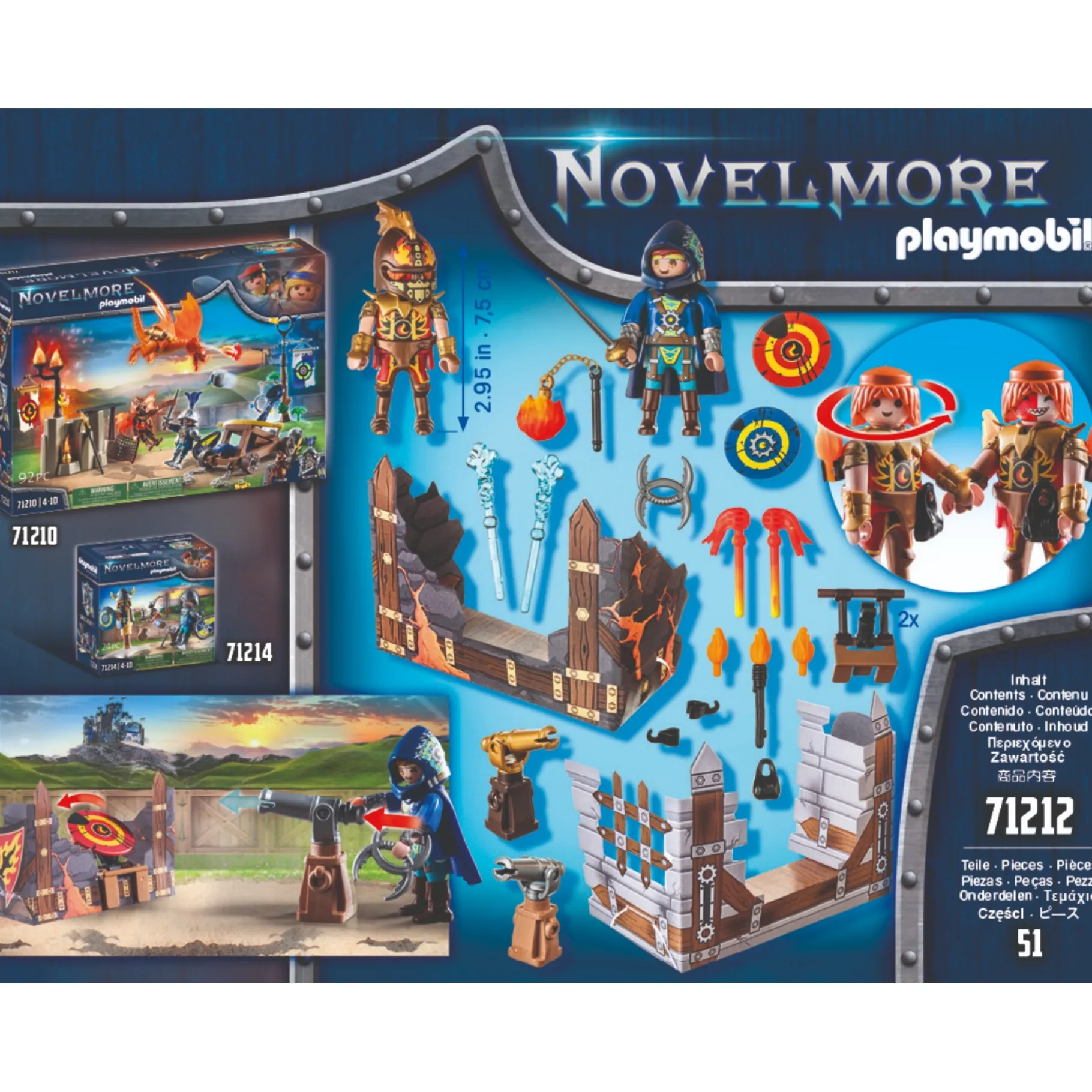 Jongens|Bouwstenen>Playmobil Novelmore 71212 Novelmore Duel