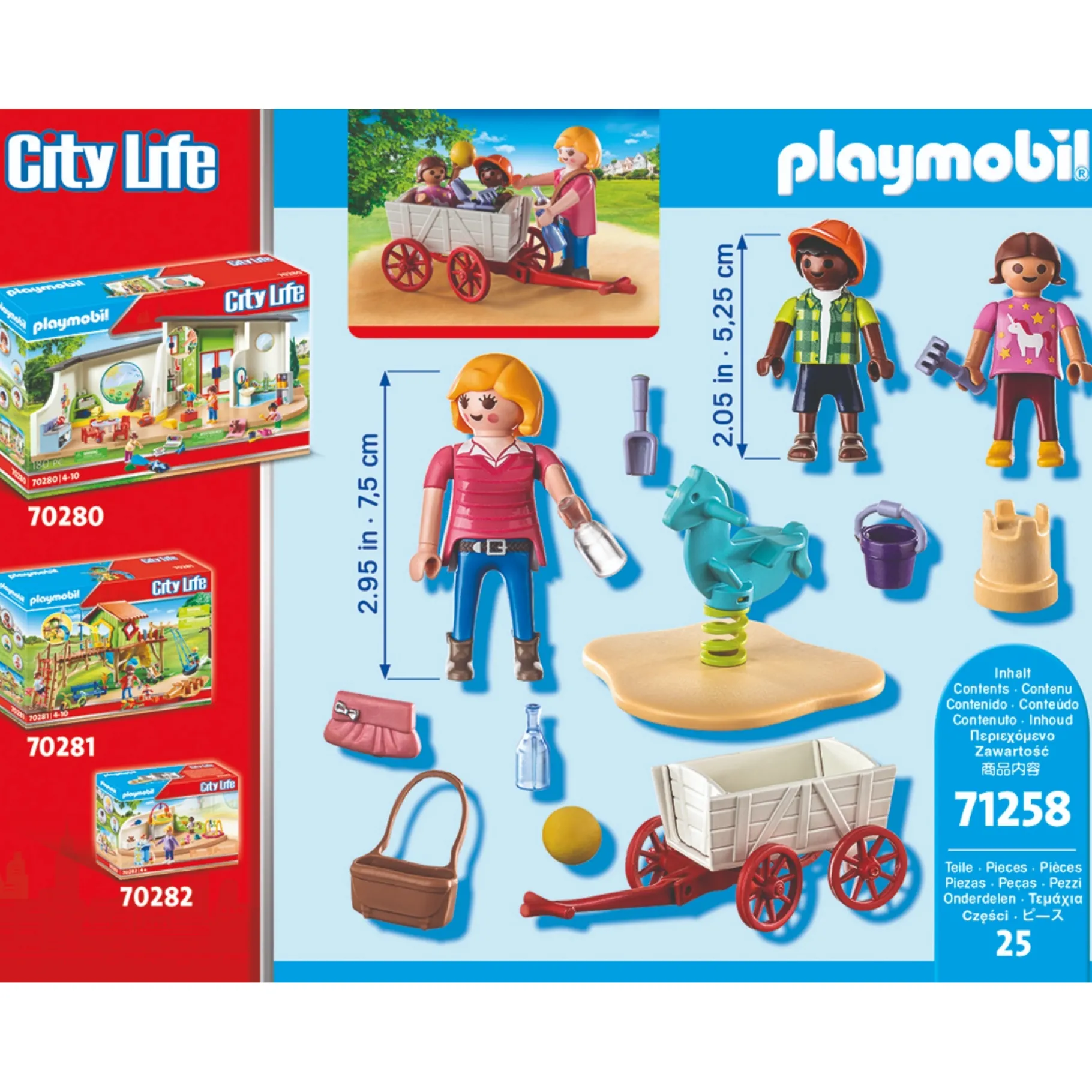 Jongens|Bouwstenen>Playmobil Starterpack 71258 Opvoeder Bolderwagen