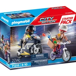 Jongens|Bouwstenen>Playmobil Starterpack 71255 Speciale Eenheid en Juwelendief