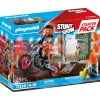 Jongens|Bouwstenen>Playmobil Starterpack 71256 Stuntshow Motor