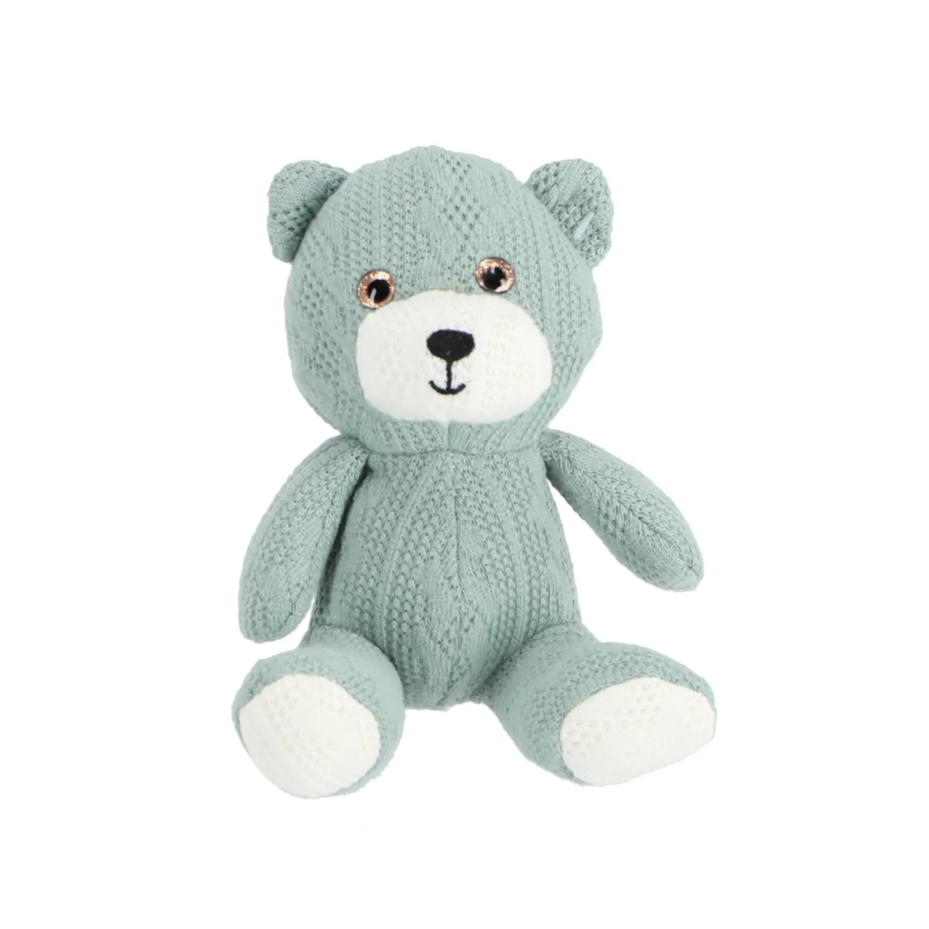 Dieren Knuffels En Pluche> Pluche beer gehaakt 3 assorti 14 cm