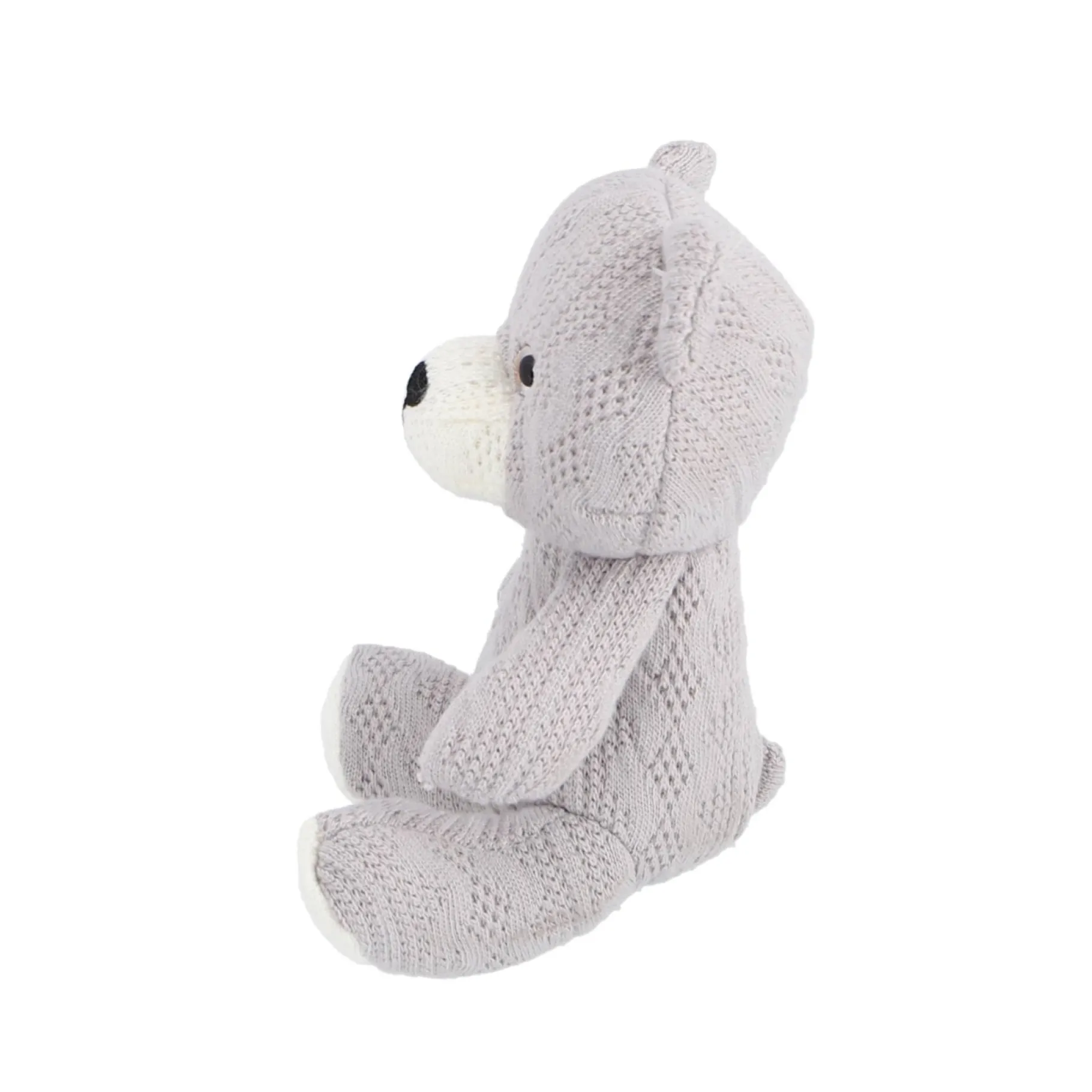 Dieren Knuffels En Pluche> Pluche beer gehaakt 3 assorti 14 cm