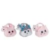 Dieren Knuffels En Pluche> Pluche in tasje 12 cm 3 assorti