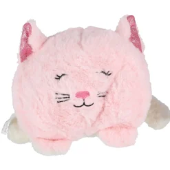 Dieren Knuffels En Pluche> Pluche trendy omkeerbaar poes / hond 20 cm 2 assorti