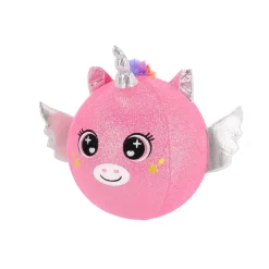 Speelballen></noscript>Pluchiez bal bouncing konijn/zeemeermin/ unicorn 23 cm 3 assorti