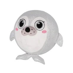 Speelballen></noscript>Pluchiez bal bouncing sparkle sea animal 23cm  4 assorti