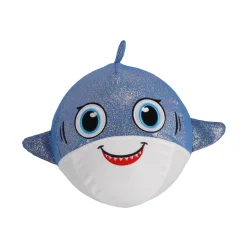 Speelballen></noscript>Pluchiez bal bouncing sparkle sea animal 23cm  4 assorti
