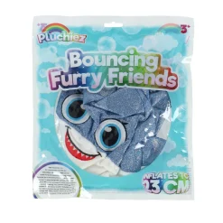Speelballen></noscript>Pluchiez bal bouncing sparkle sea animal 23cm  4 assorti