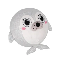 Speelballen></noscript>Pluchiez bal bouncing sparkle sea animal 23cm  4 assorti