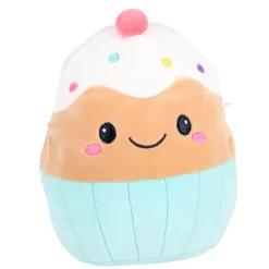 Plucheknuffels>Pluchiez pluche handtasje assorti regenboog /  cupcake