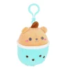 Plucheknuffels>Pluchiez sleutelhanger pluche cupcake 10 cm 3 assorti