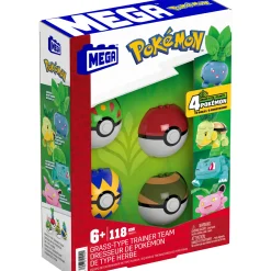 Bouwstenen|Jongens> Pokemon Mega Grass Type Trainer Team