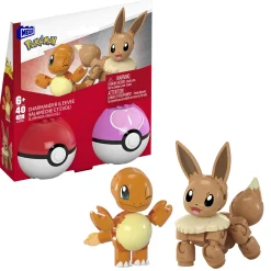 Jongens> Pokemon mega 2-pack Eevee en Charmander