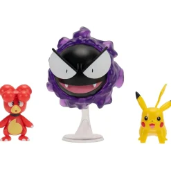 Speelfiguren|Meisjes> Pokémon battle figuren 3-pack Magby Pikachu #1 en  Gastly