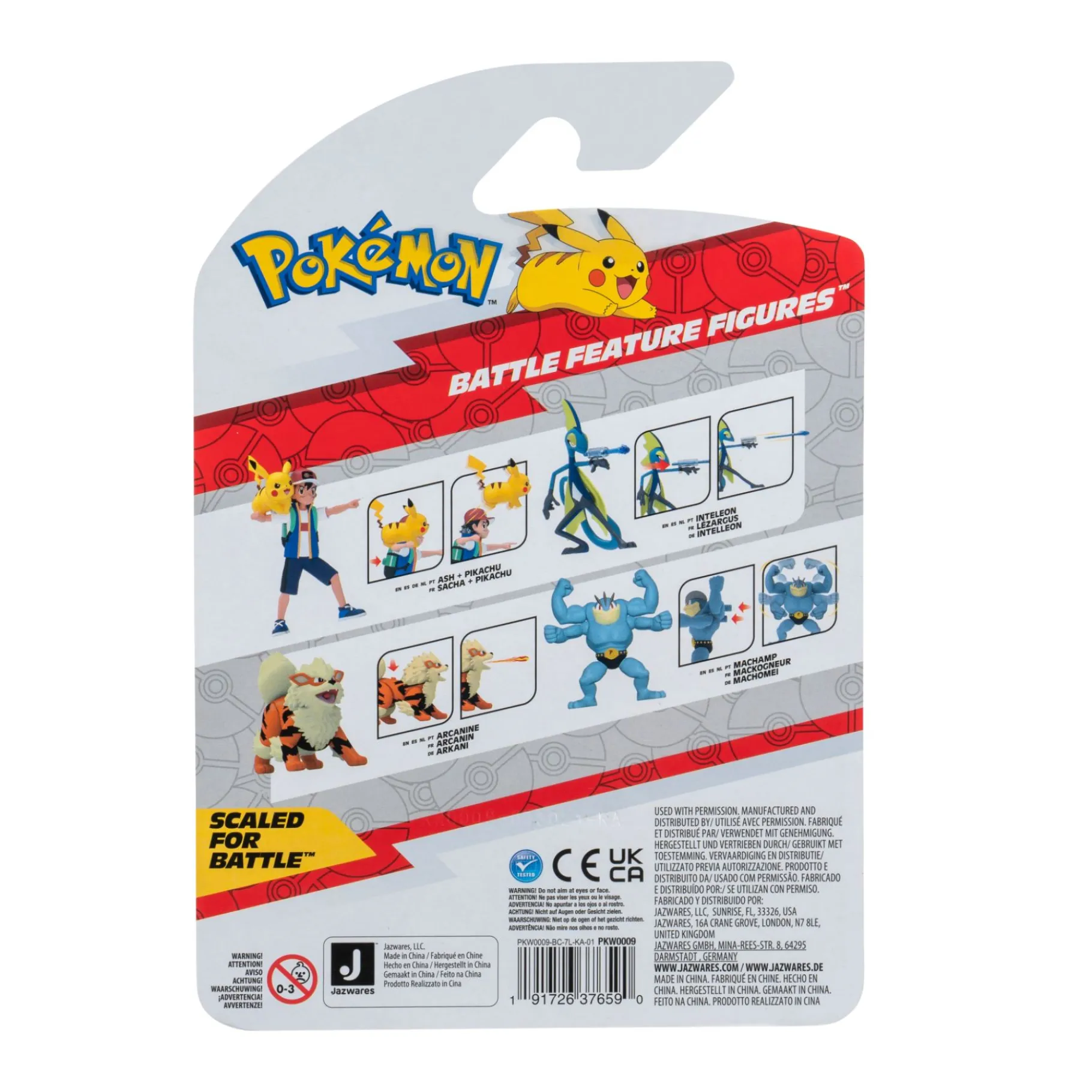 Meisjes|Speelfiguren> Pokémon Battle Figuur Arcanine 12 Cm