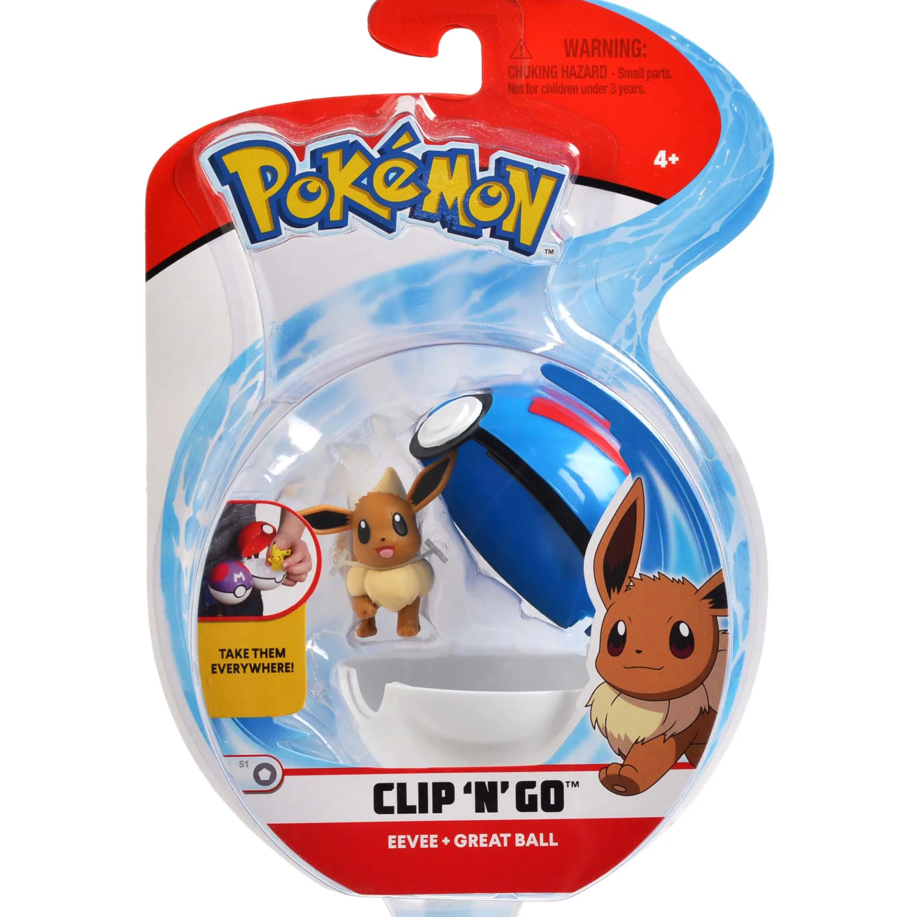 Actiefiguren|Jongens> Pokémon Clip N Go Assorti