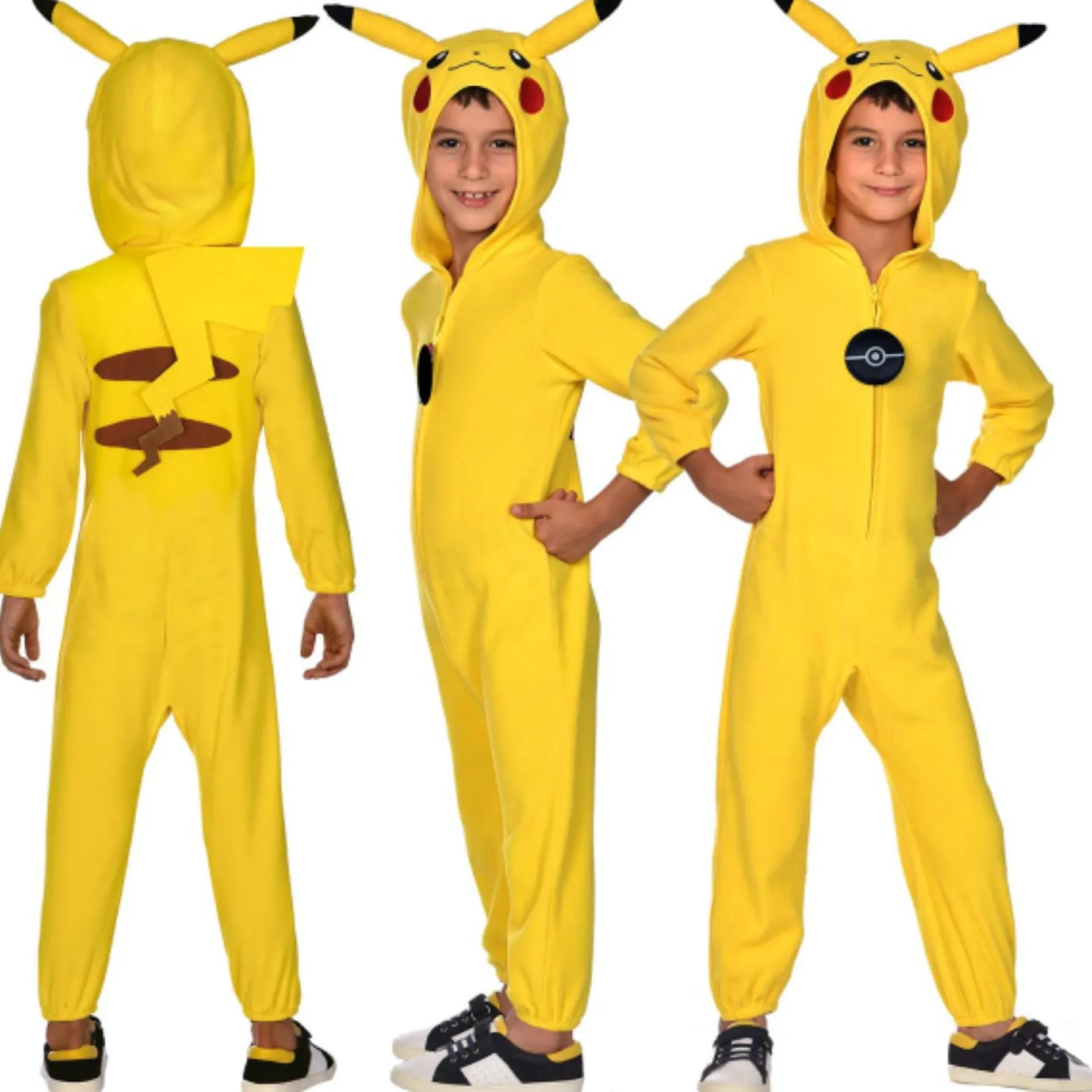 Verkleden|Jongens> Pokémon Onesie Pikachu 4-6 Jaar