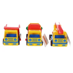 Auto's|Jongens>Wader Polesie Kiepwagen/Kraanwagen/Vuilniswagen 19 cm