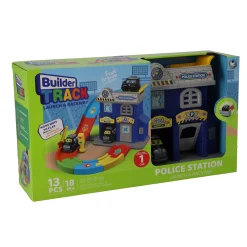 Auto's> Politiebureau met 1 auto pre-school